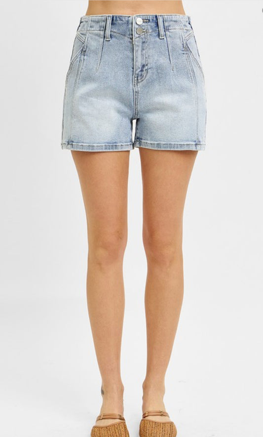 High Rise Western Shorts