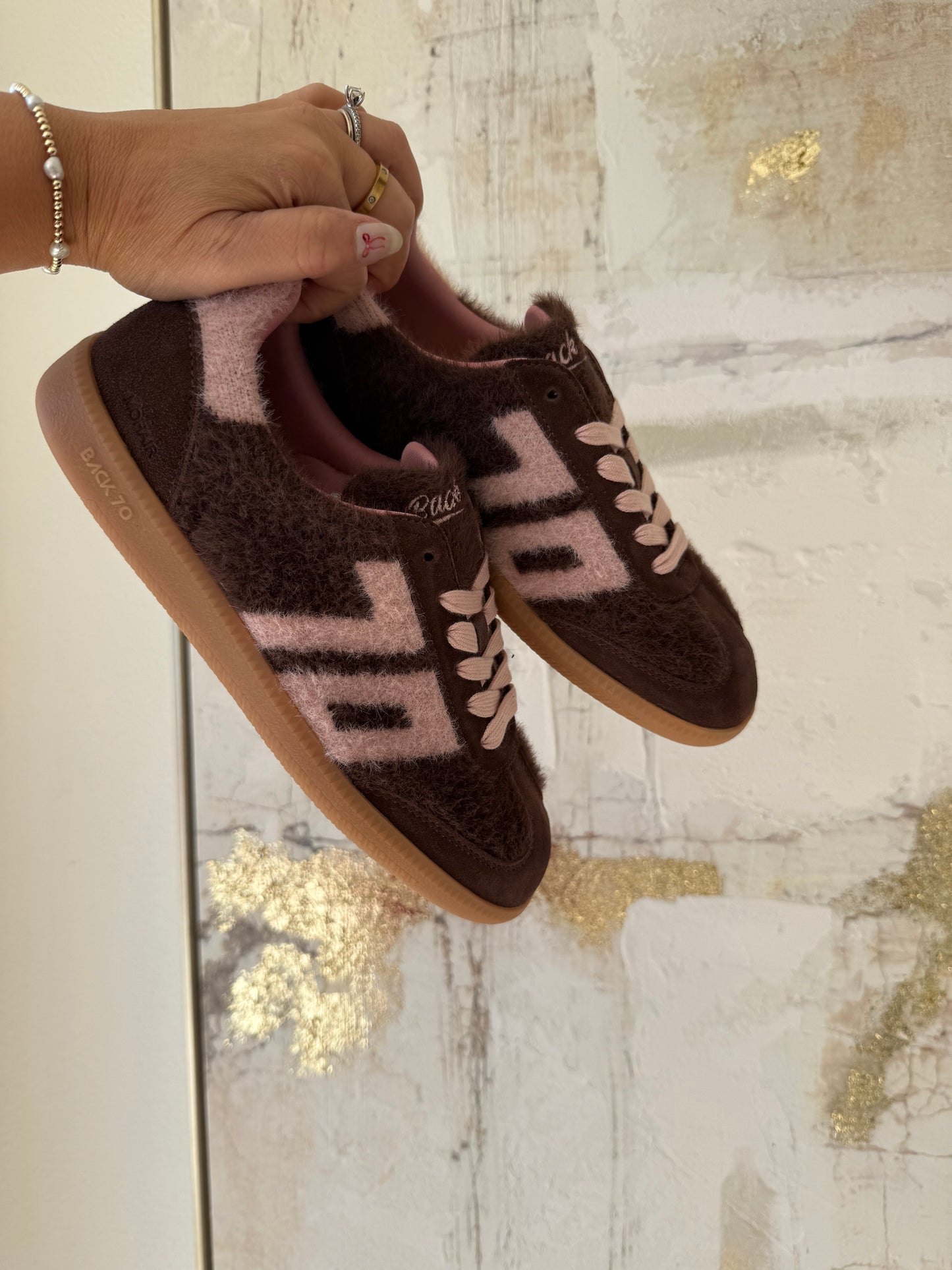 Back 70 Mohair Coffee Pink