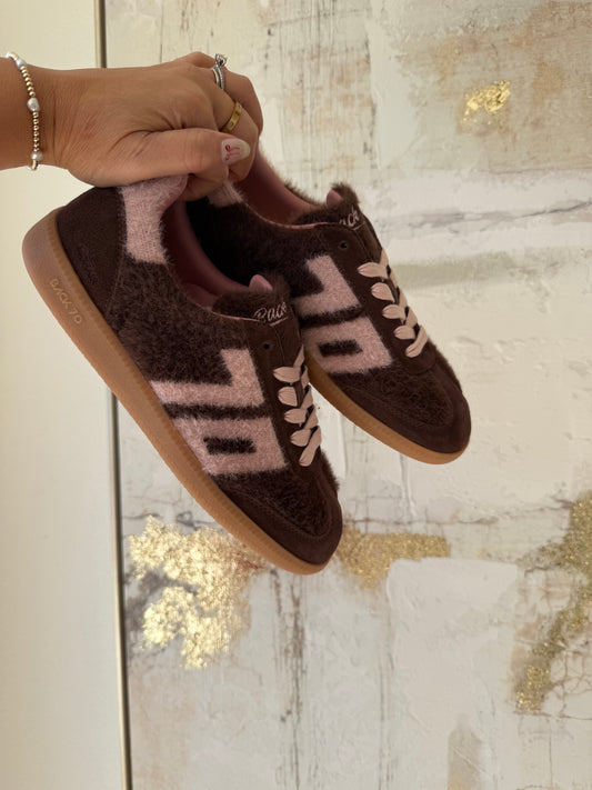 Back 70 Mohair Coffee Pink