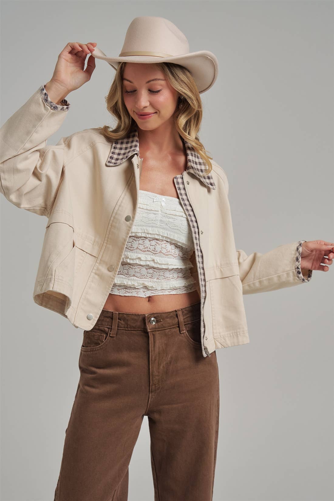 VINTAGE OXFORD CANVAS TWILL FALL JACKET_