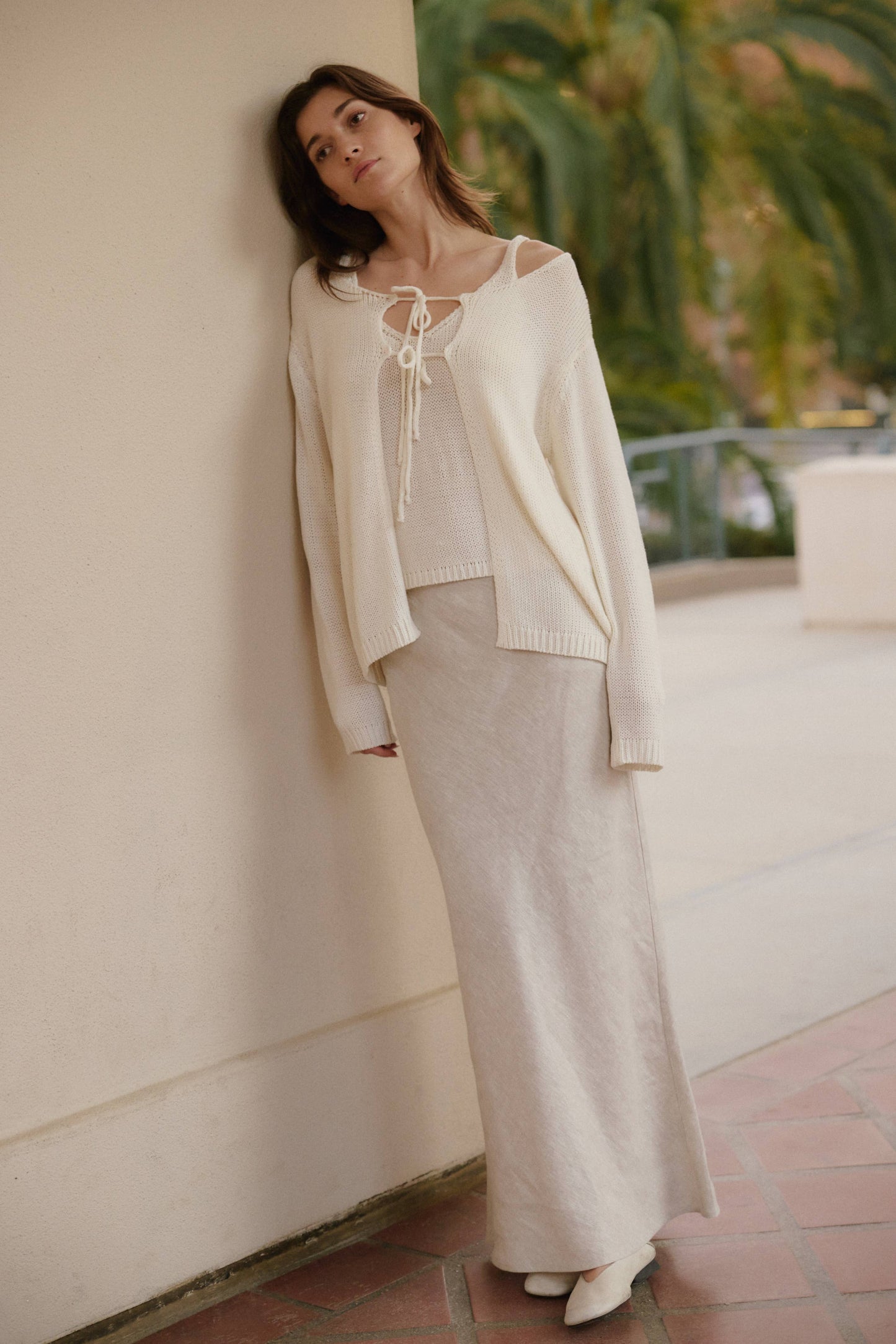 The Anais Cardigan | Front Tie Relaxed Cardigan