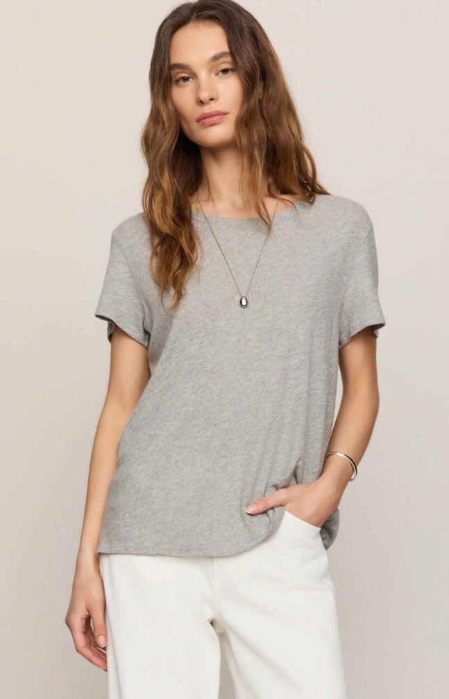 FOUNDATION SLUB TEE Classic Heather gray - Z Supply