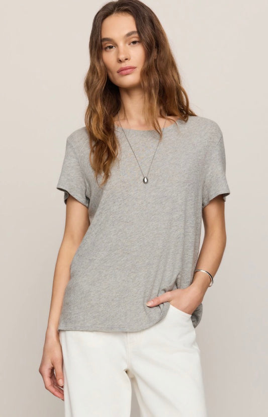 FOUNDATION SLUB TEE Classic Heather gray - Z Supply