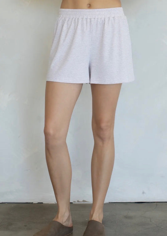 Stripe ribbed shorts (multiple colors)