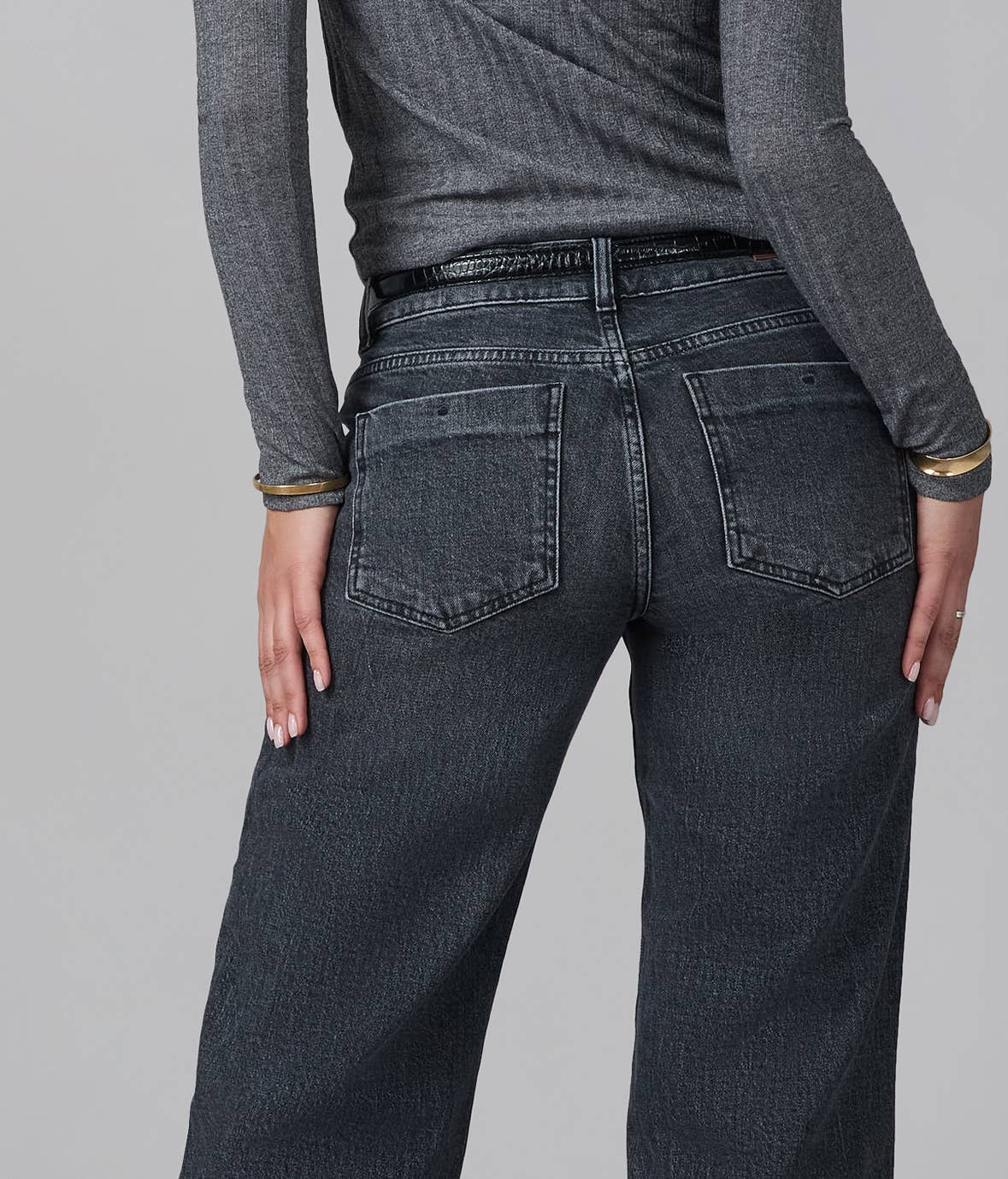 MIRO-GG Mid Rise Relaxed Straight Jeans 31" Inseam - Lola