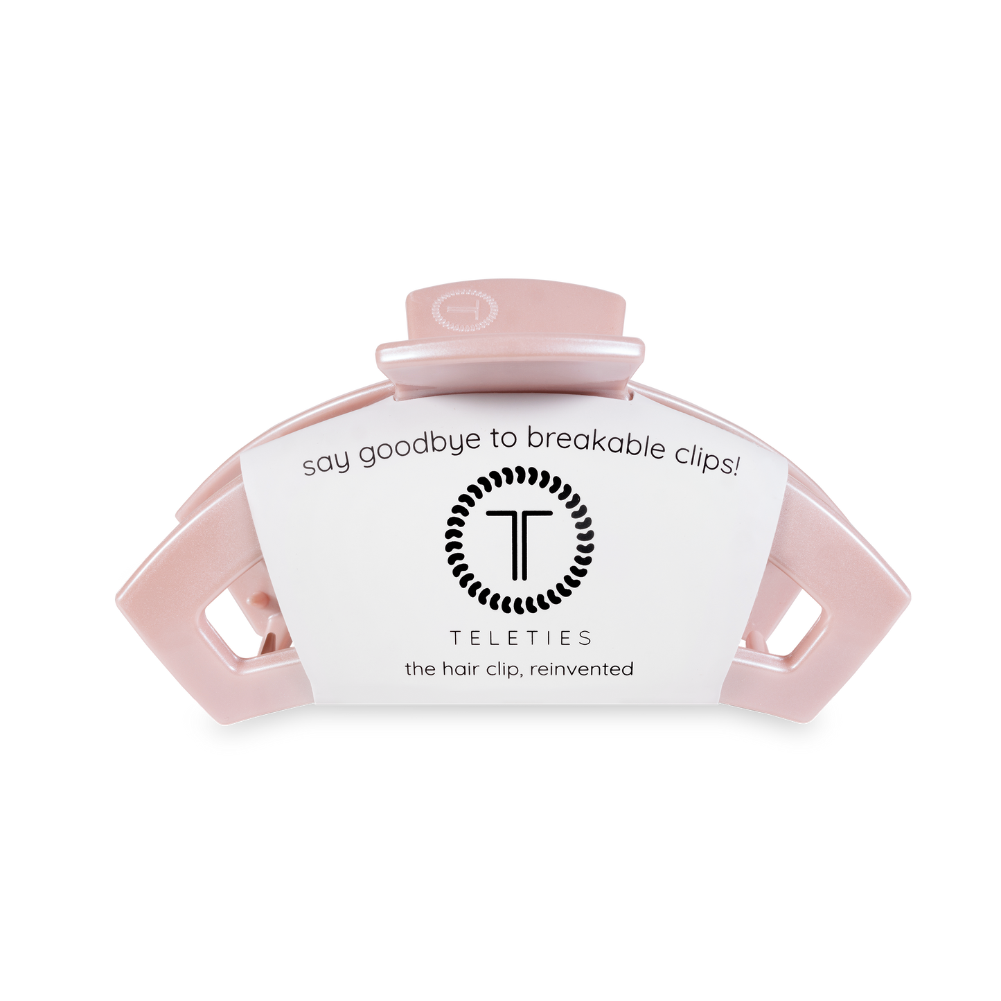 Open Hair Clip | Medium | Pearly Pink