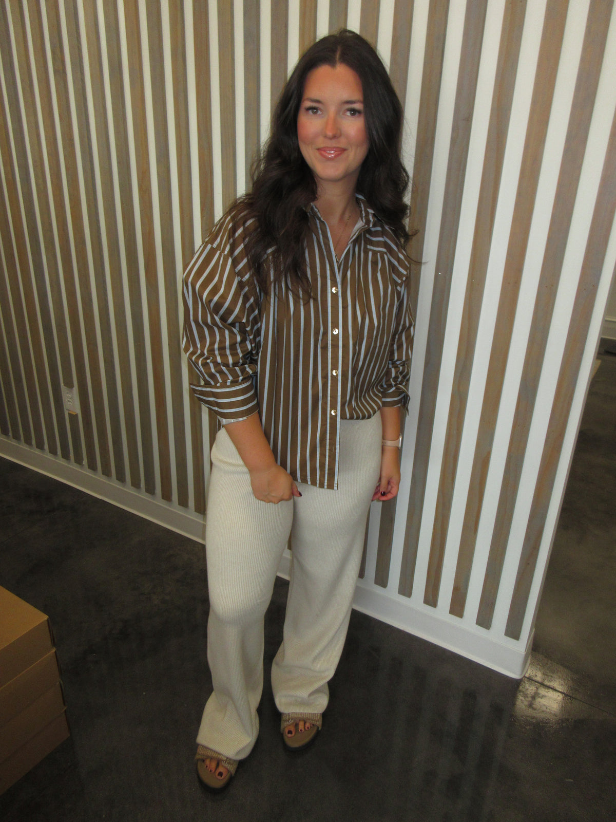 Sassy stripe top