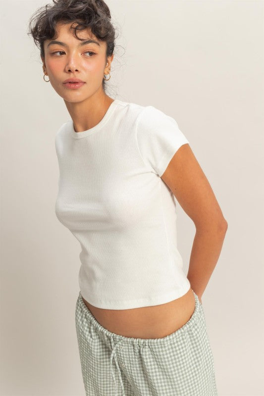 clara off white tee