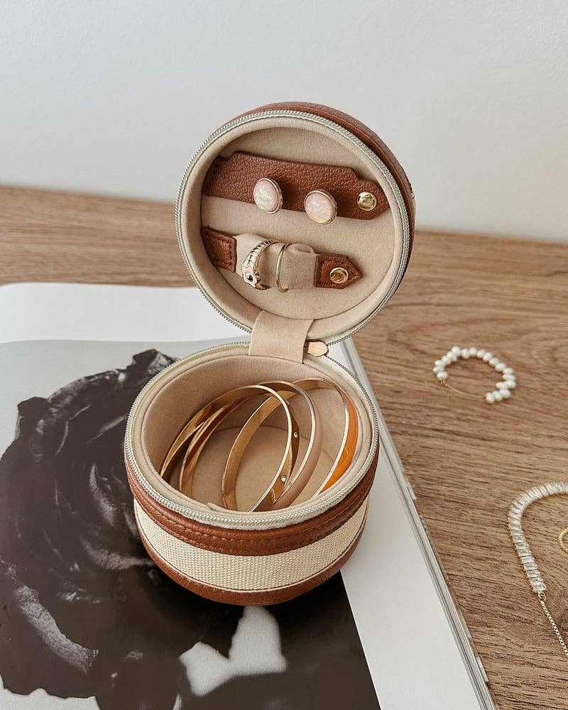 Loz Jewelry Box - Canvas Tan