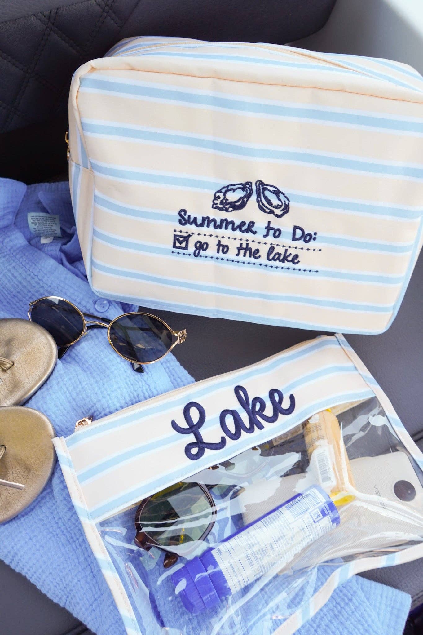 Lake - Butter & Blue Clear Pouch