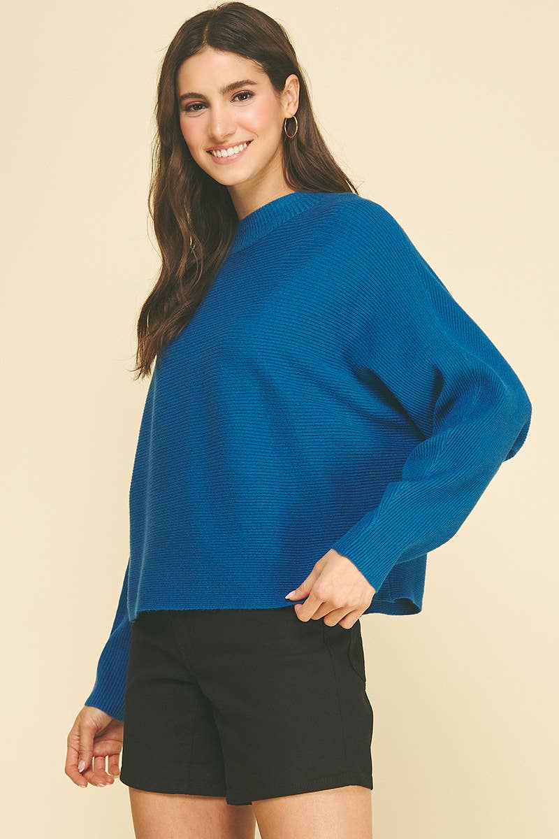DOLMAN SLEEVES SWEATER TOP