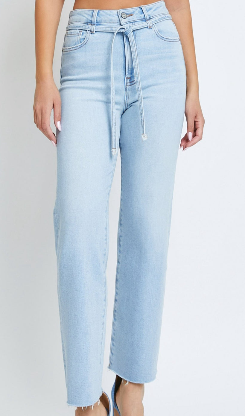 Hidden Tracey tie waist jean