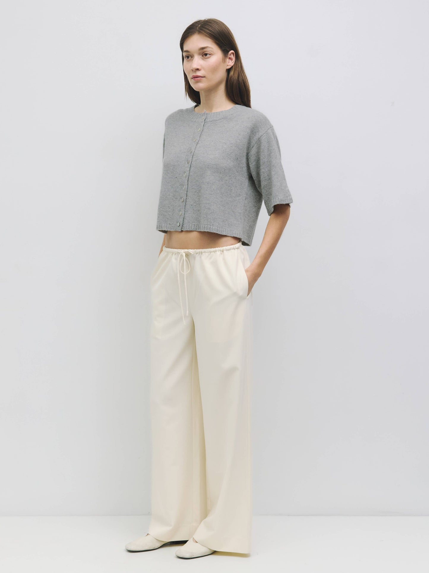 The Stacey Cardigan | Brushed Half Sleeve Cardigan (multiple colors)