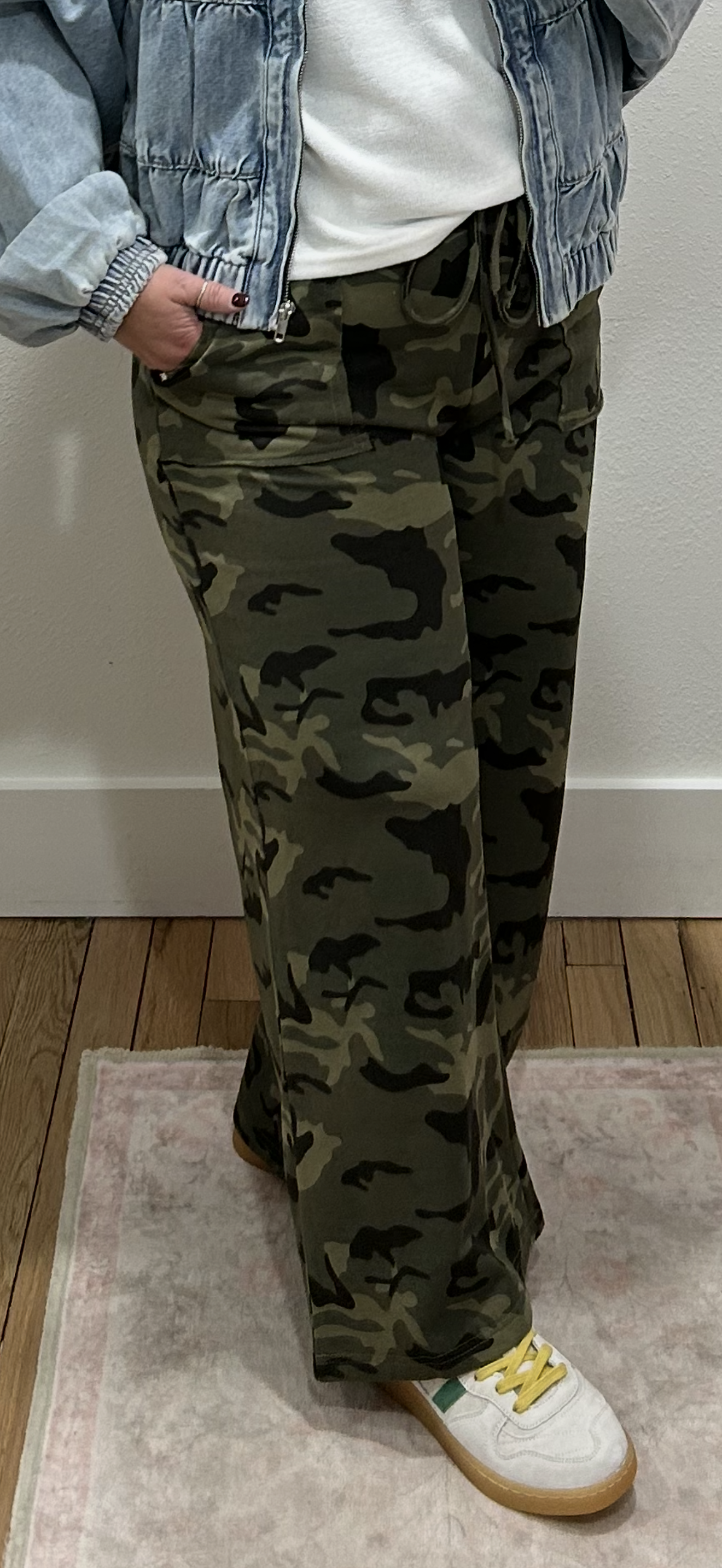 Camo Wide Leg Pants