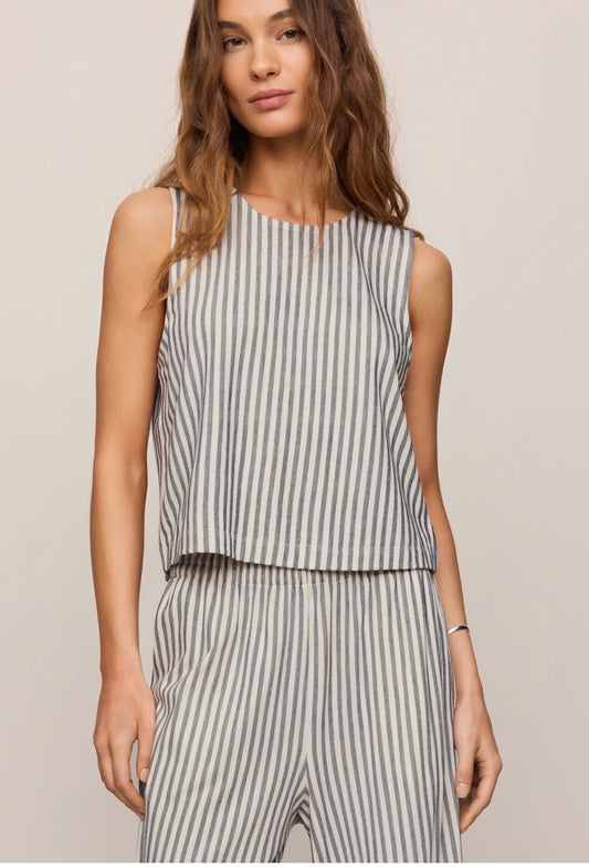 Sloane Knit Striped Top Eclipse - Z Supply
