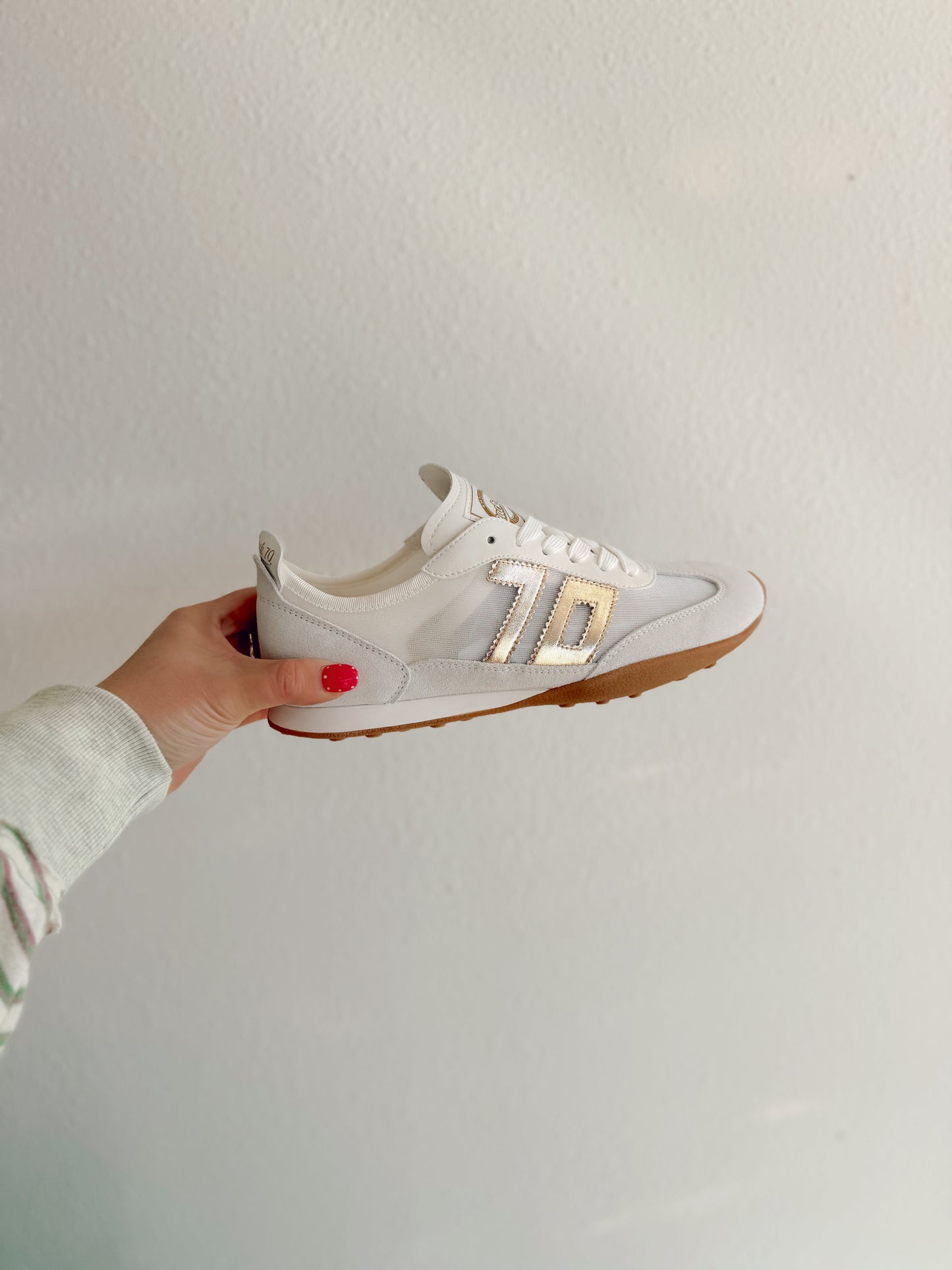 PARIS N26 in WHITE GOLD Sneakers BACK70
