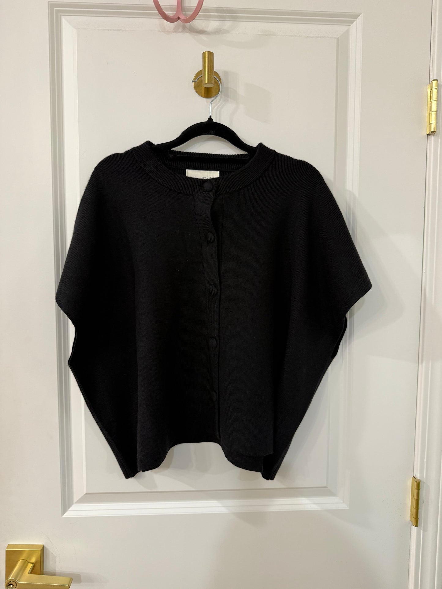 Button Cap Sleeve Sweater (multiple colors)