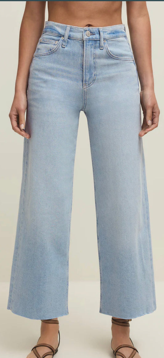 Nova Crop High Rise Wose Leg Azul - Z Supply