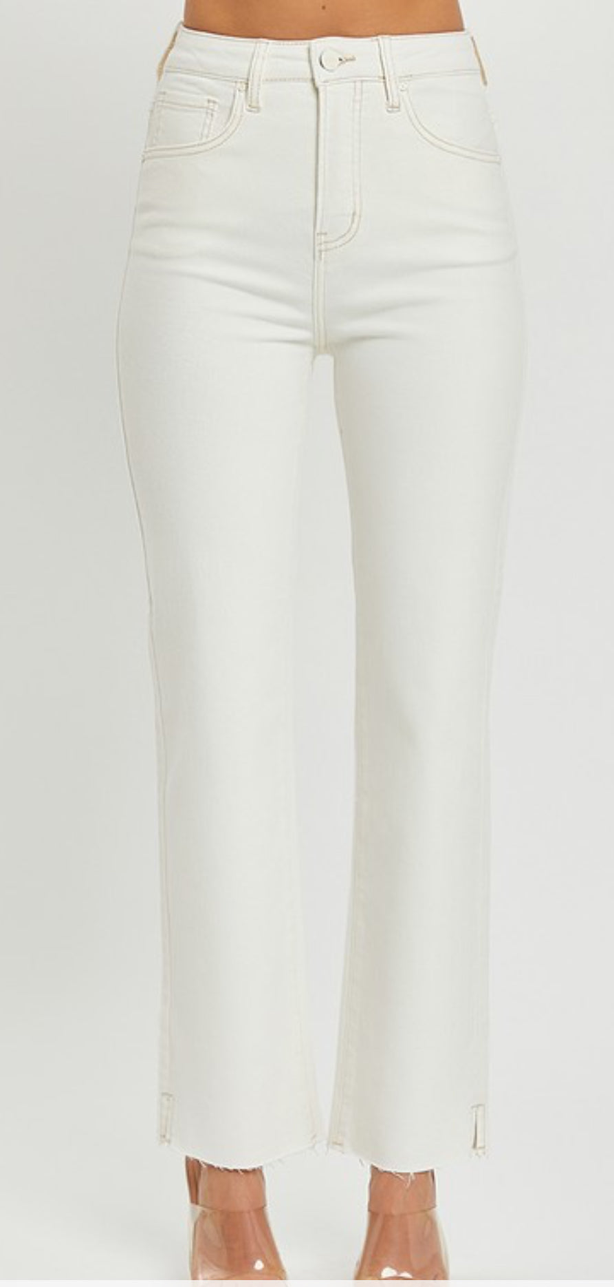 High Rise Tummy Control Side Slit