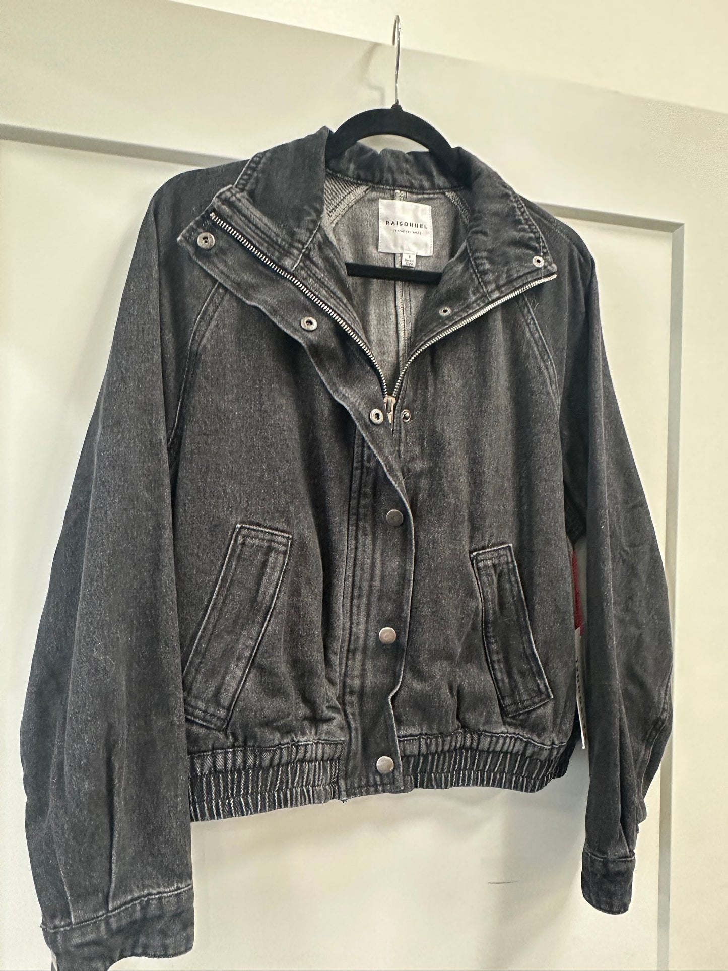 Denim bomber jacket