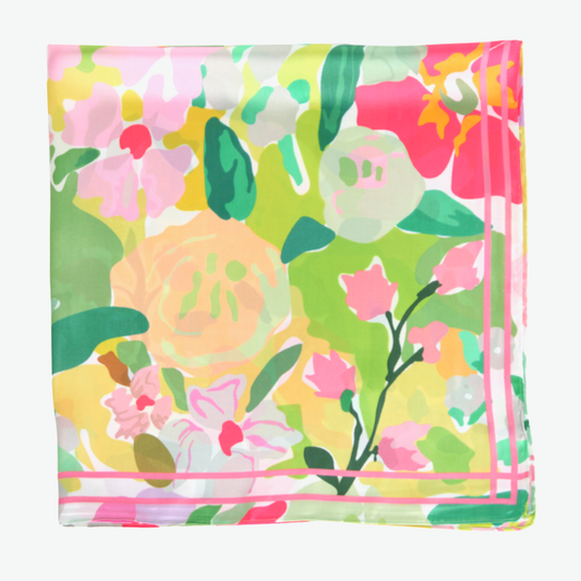 S26077 100% Polyester Lightweight Square Scarf