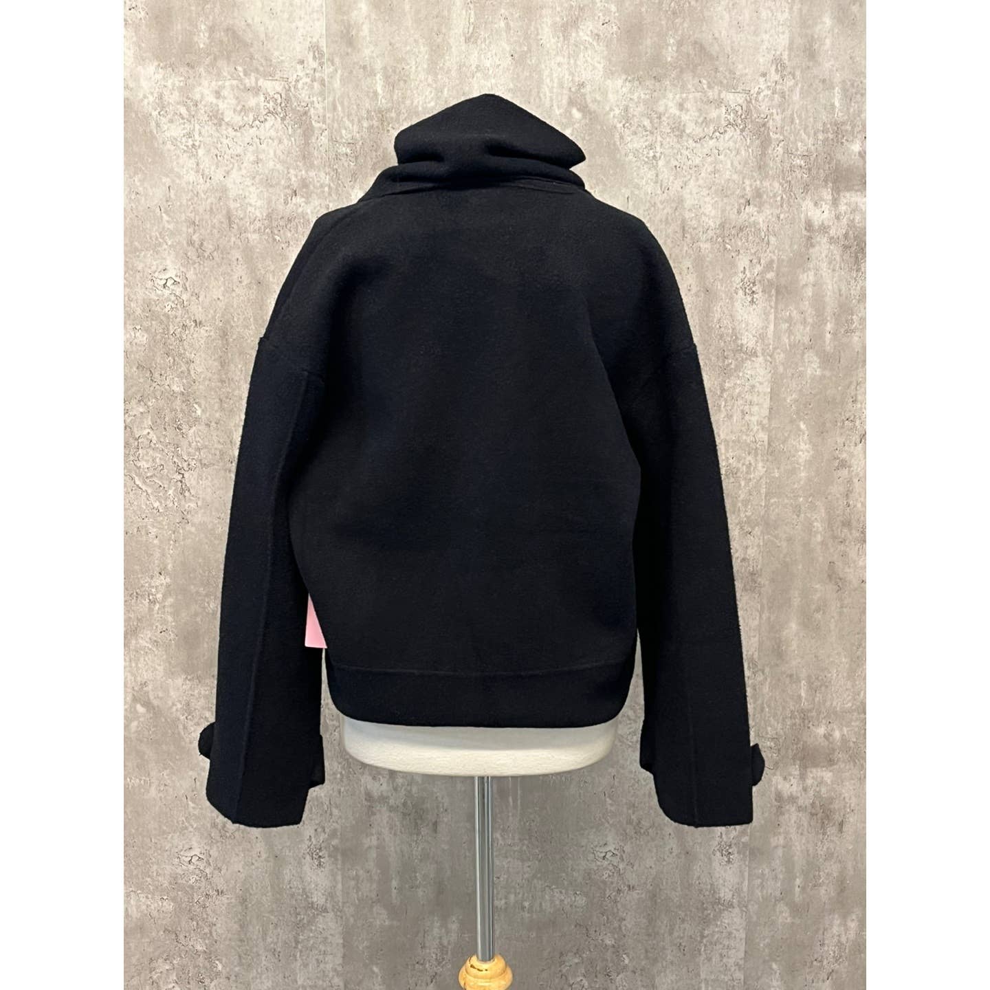 SCARF V-NECK DOUBLE-SIDED COAT (2 colors)