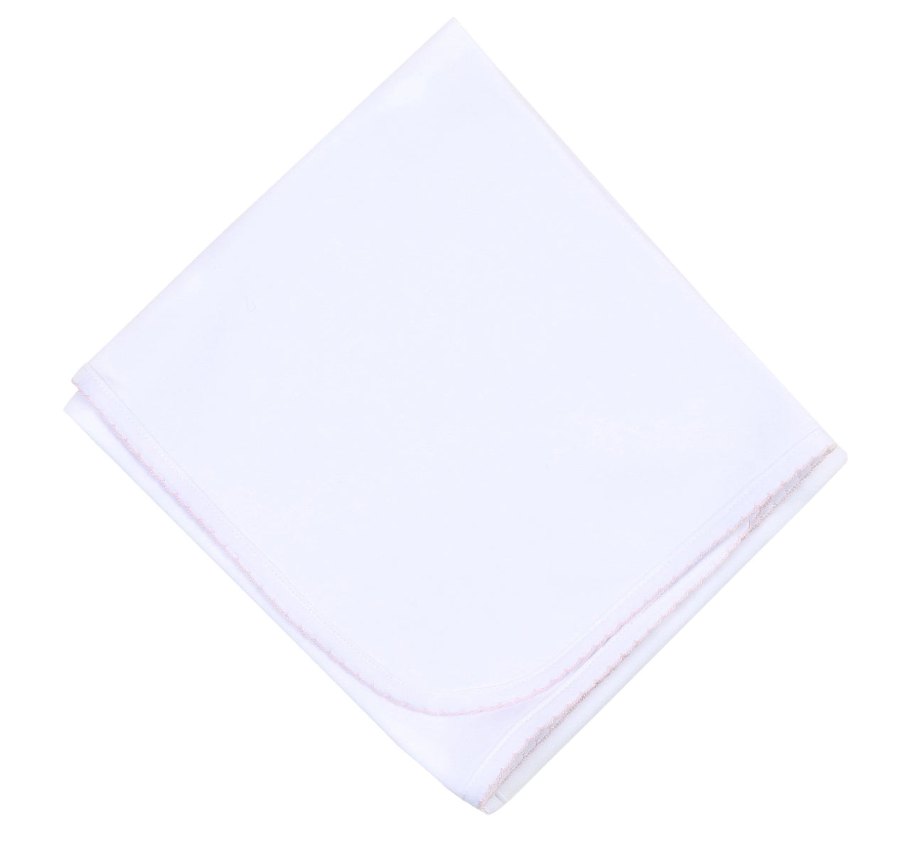 Solid Essentials White Receiving Blanket - multiple colors