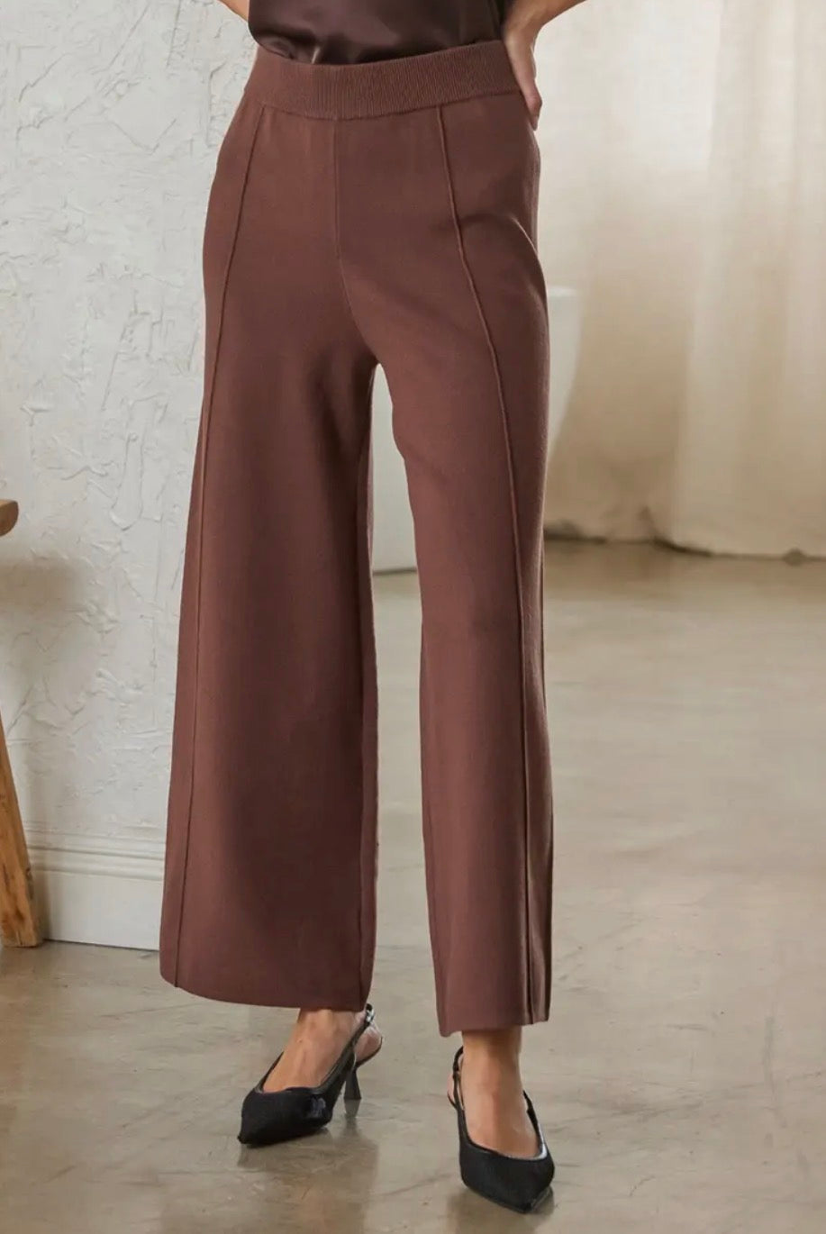 Brown Sweater Pant