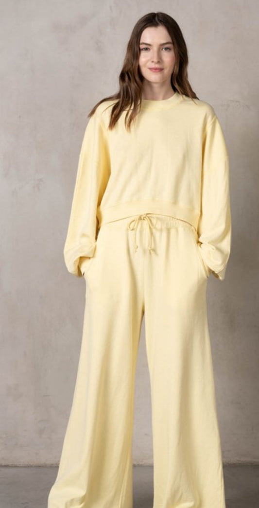 Trail Ribbed L/as Crop Set (3colors)
