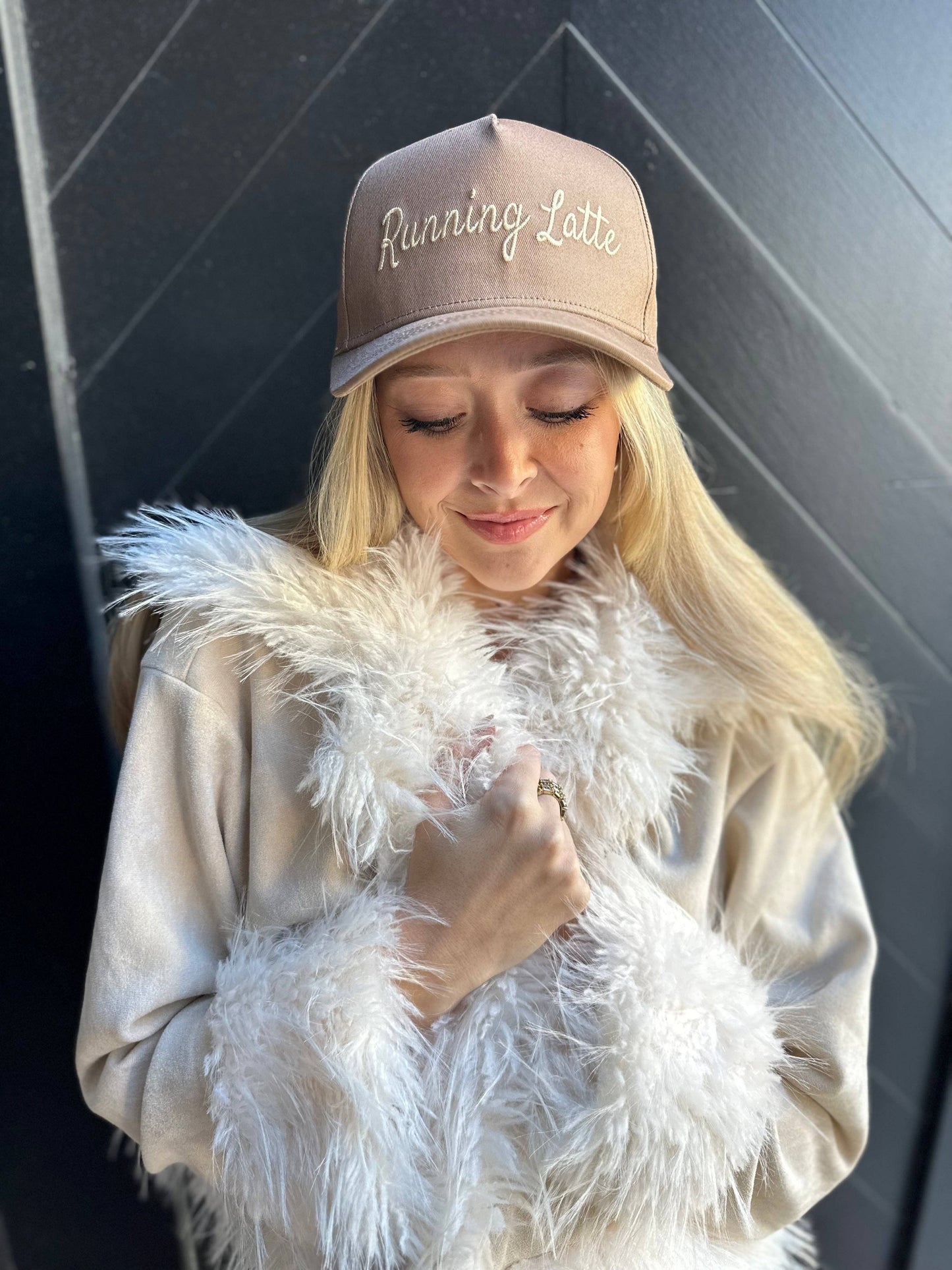 Running Latte Vintage Hat