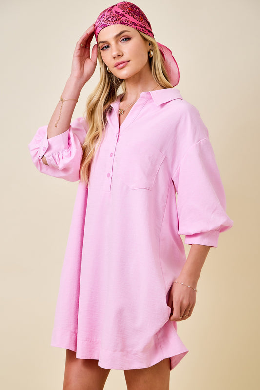 beth anne 3/4 sleeve dress (2 colors)