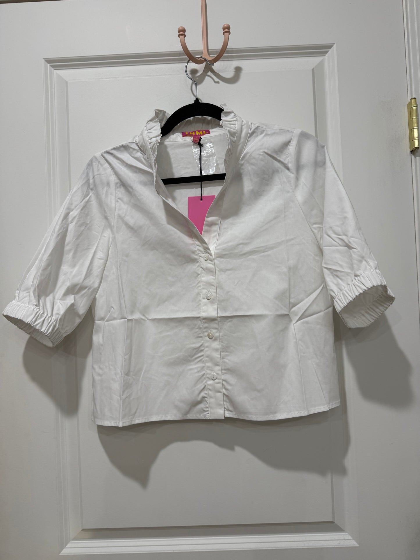 short sleeve vneck top (2 colors)
