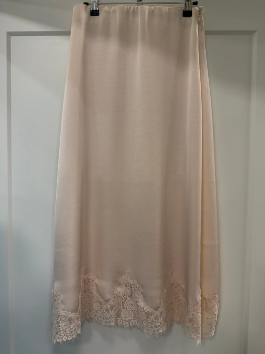 Ecru lace skirt
