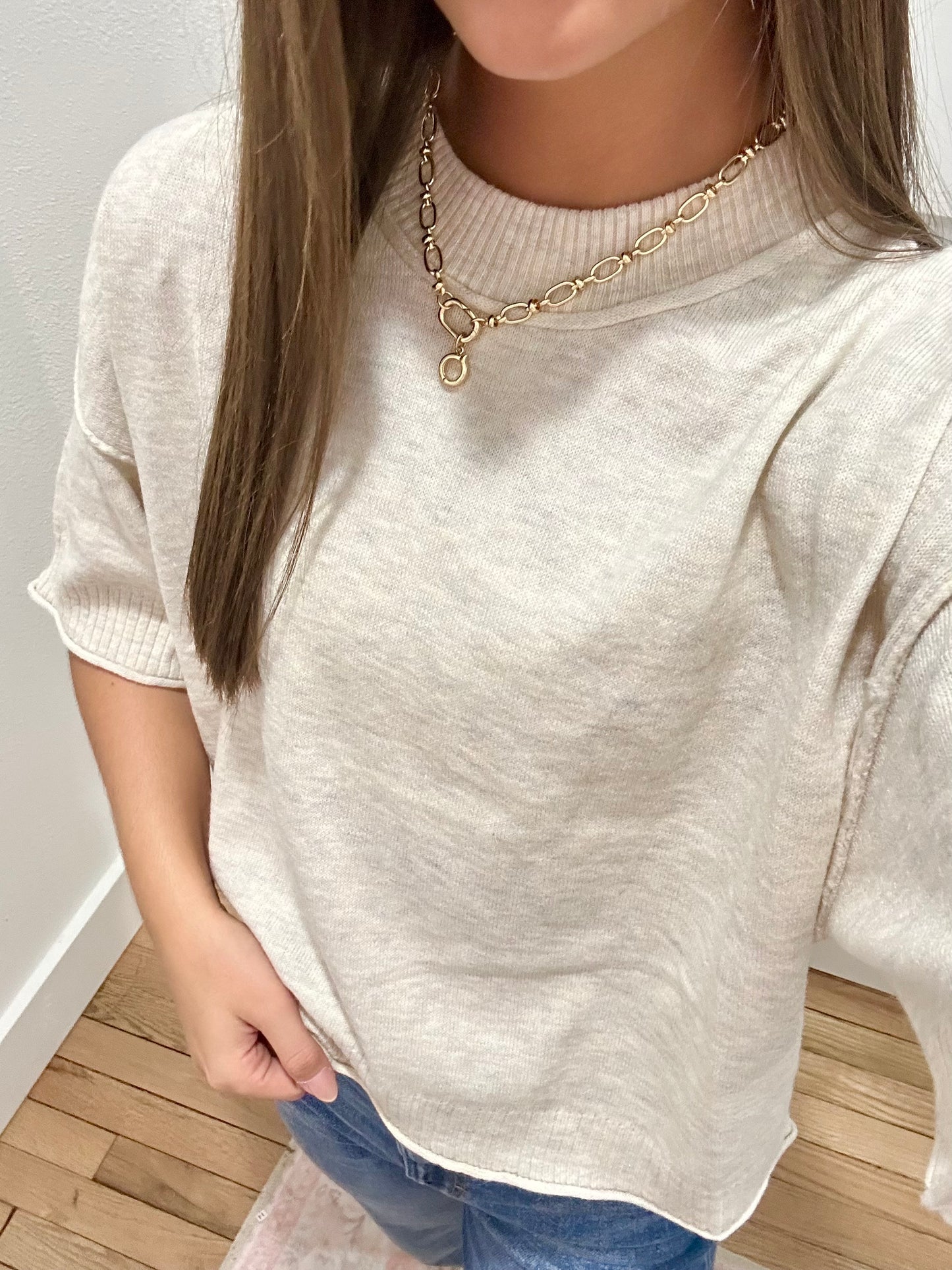 cappie sweater oatmeal