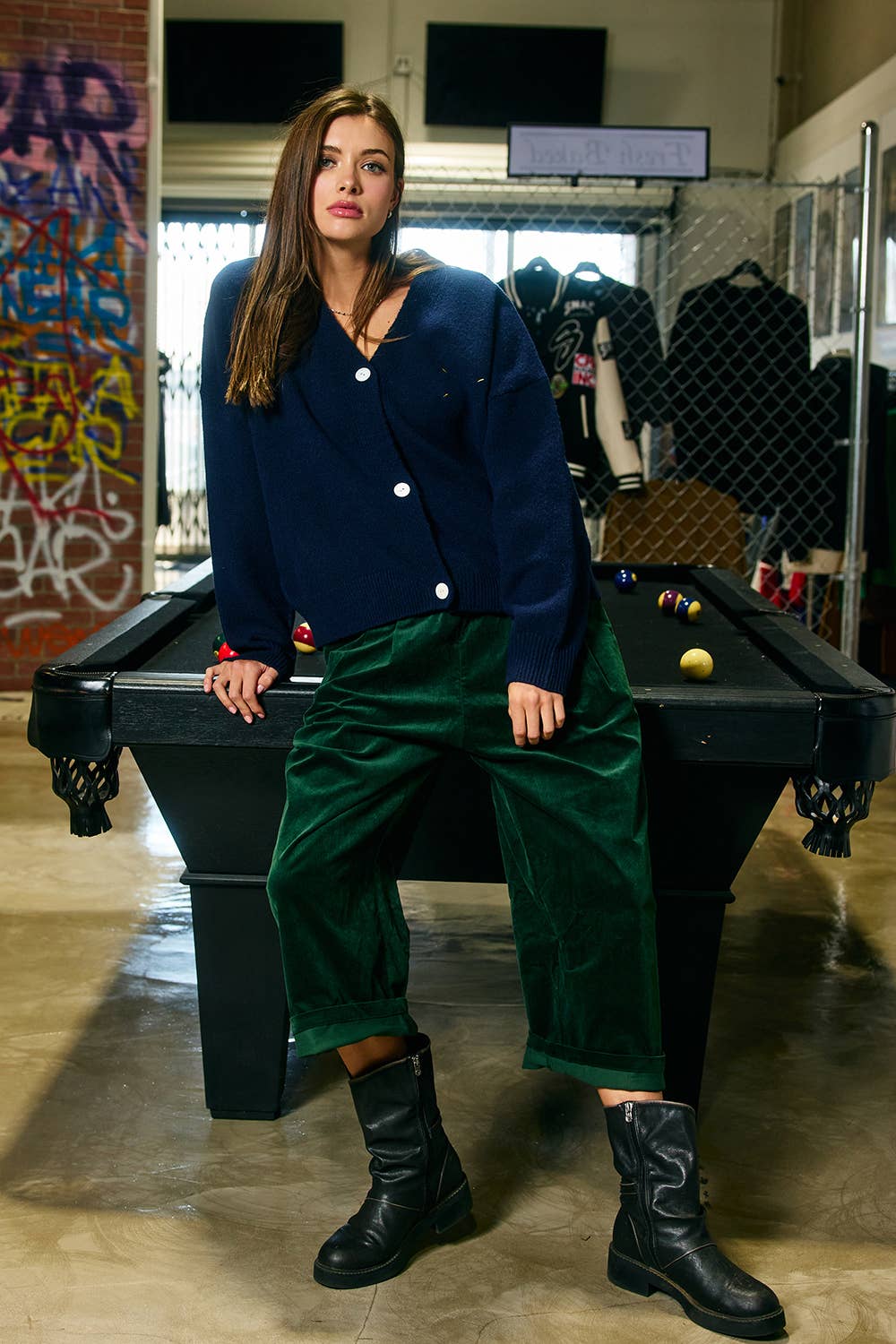 Lucky Duck V-Neck Cardigan