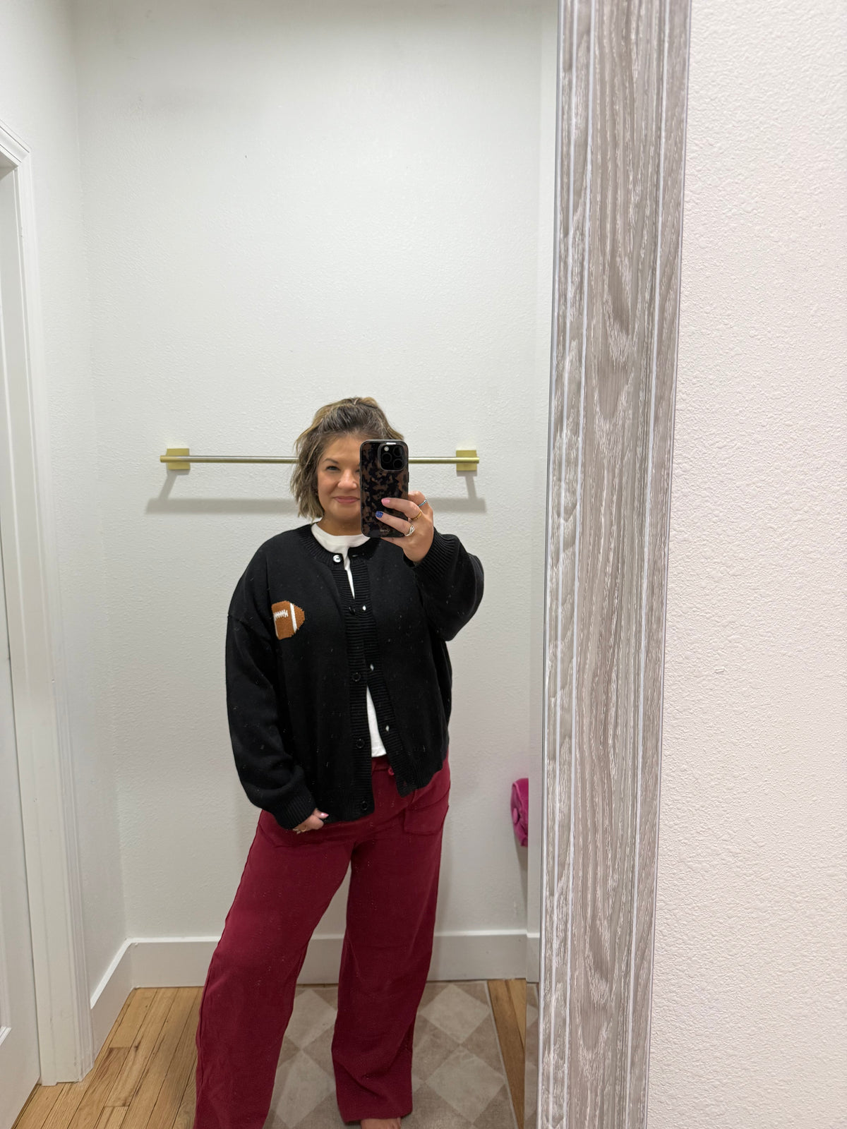 Football Sweater Cardi