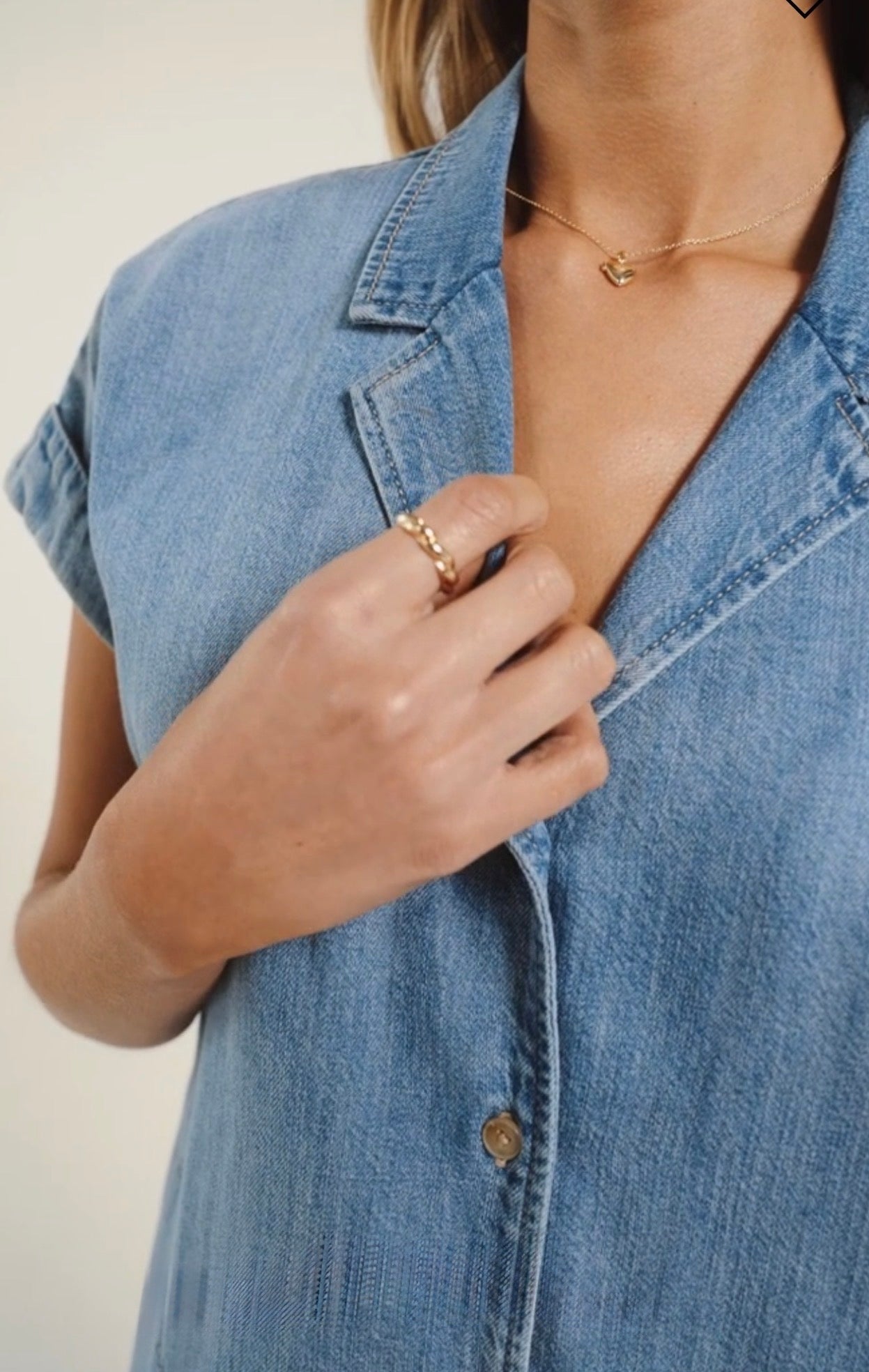 Napa Denim Mini Dress Shoreline - Z Supply