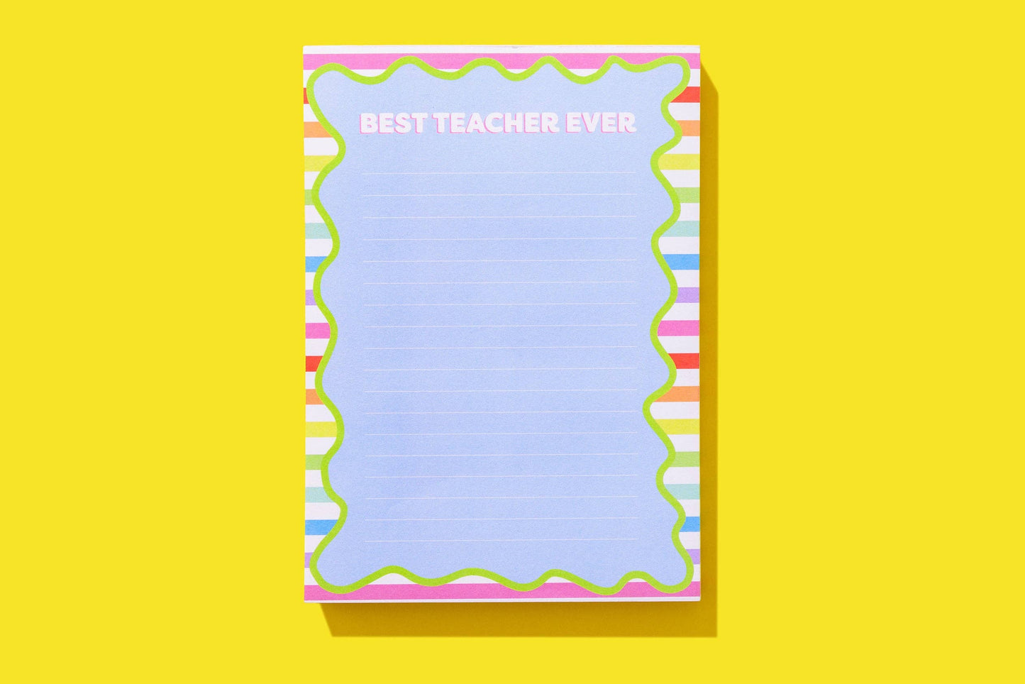 Notepad w/ Magnet - "Best Teacher Ever" - 100 Sheets