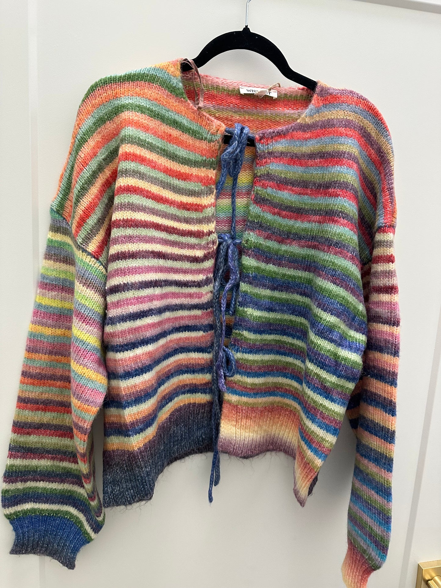 Rainbow Tie Cardi