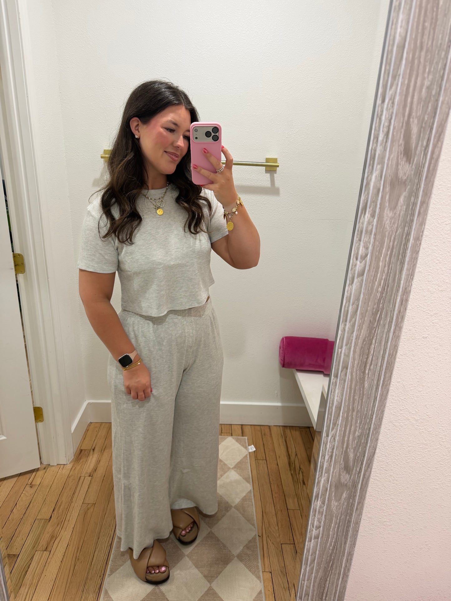 WAFFLE FABRIC JOGGER Set