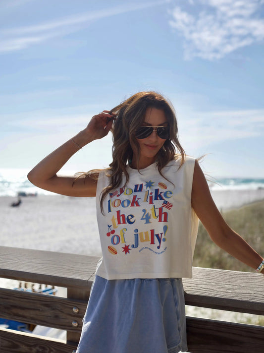 You look like the 4th of July Tank