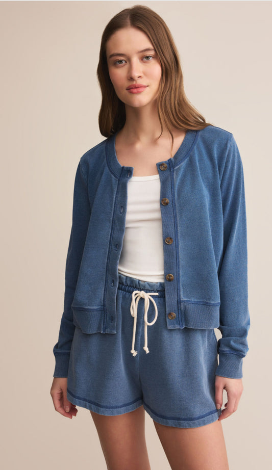 Daily Knit Denim Cardigan vintage indigo - Z Supply