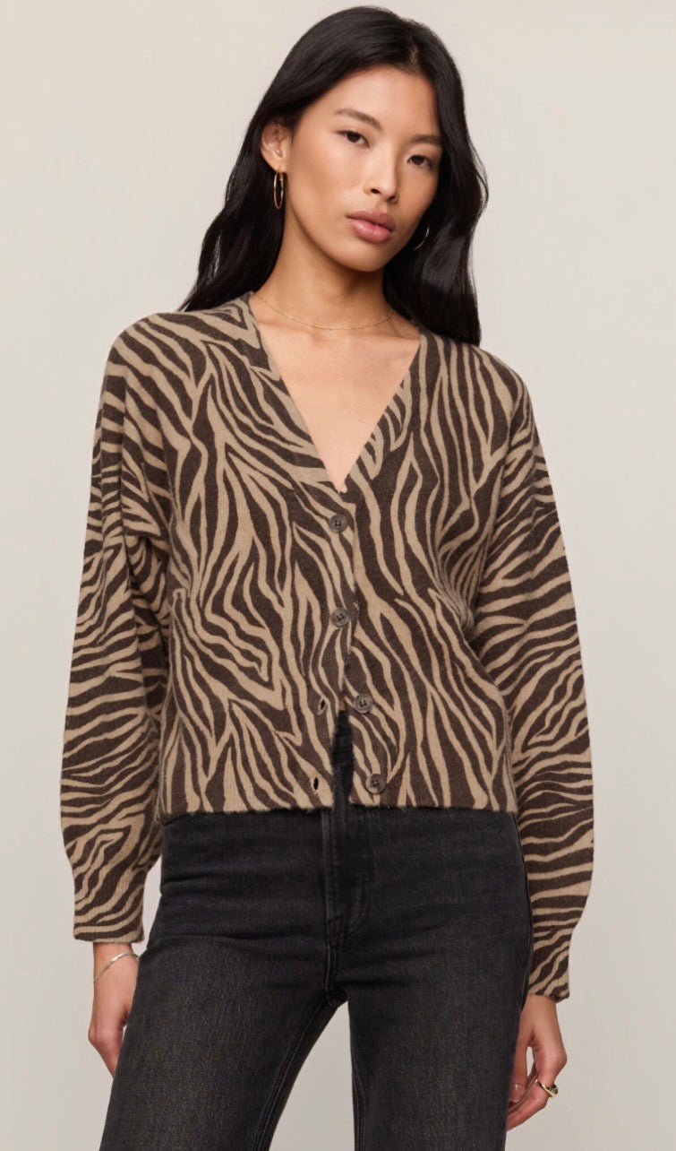 All The Wild Cardigan dark chocolate