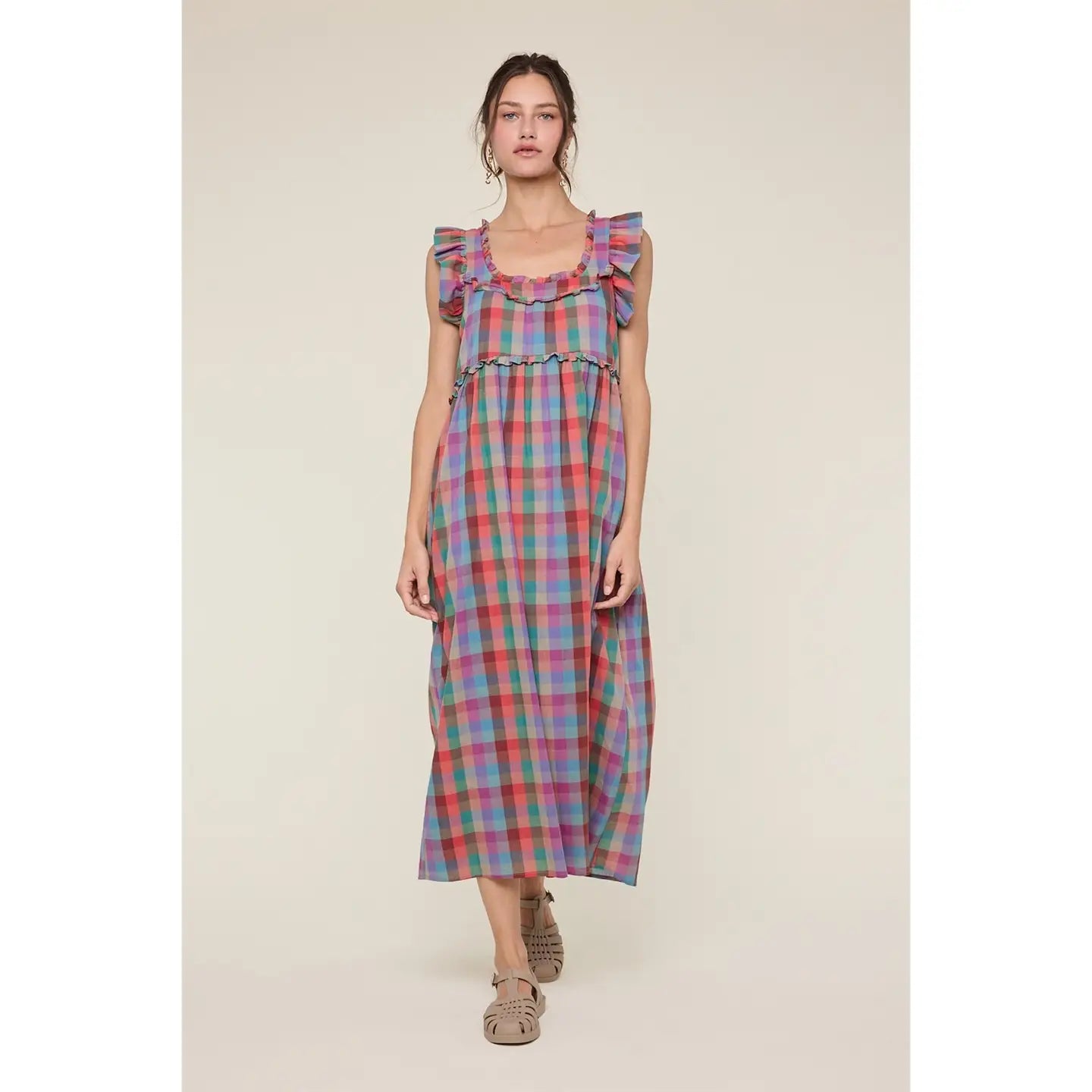 Plaid midi