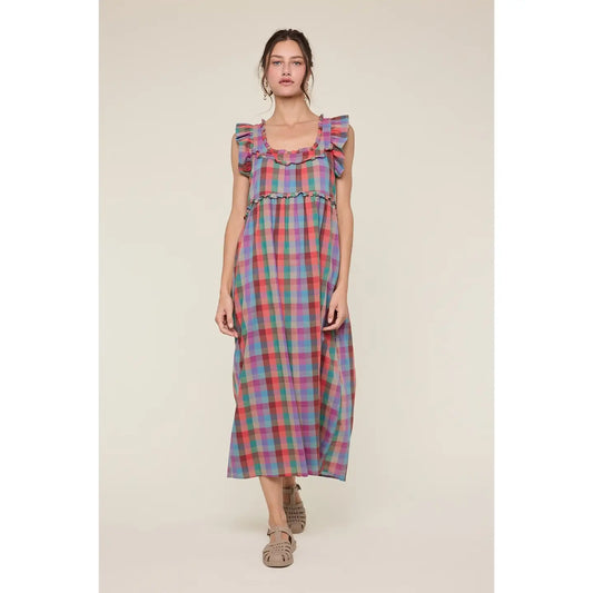 Plaid midi