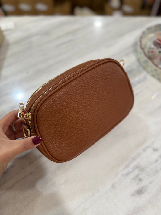Double zip crossbody (2 colors)