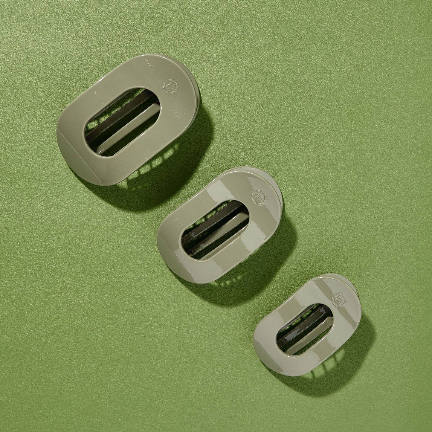 Flat Round Hair Clip | Large | Sage It Ain't So