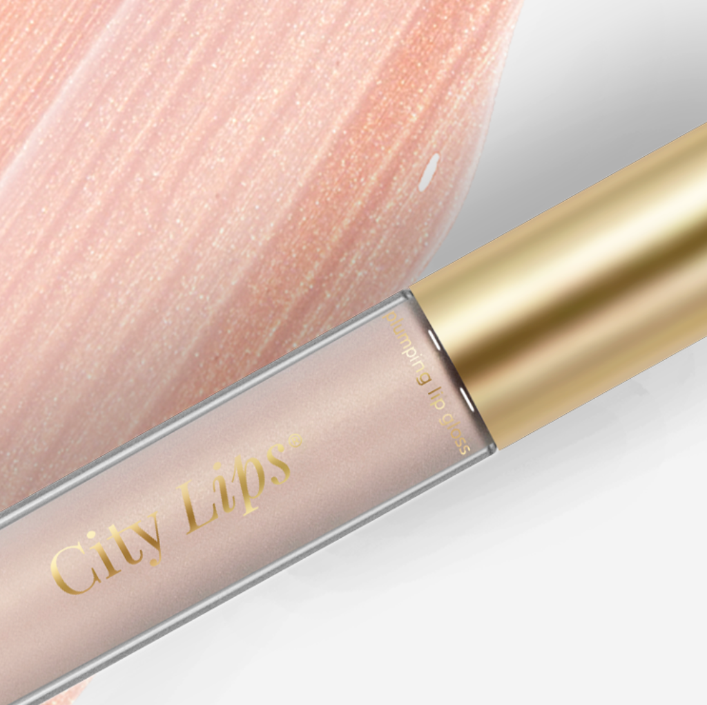 City Lips® - Plumping Lip Gloss -Tokyo Kiss -Sheer Cool Nude