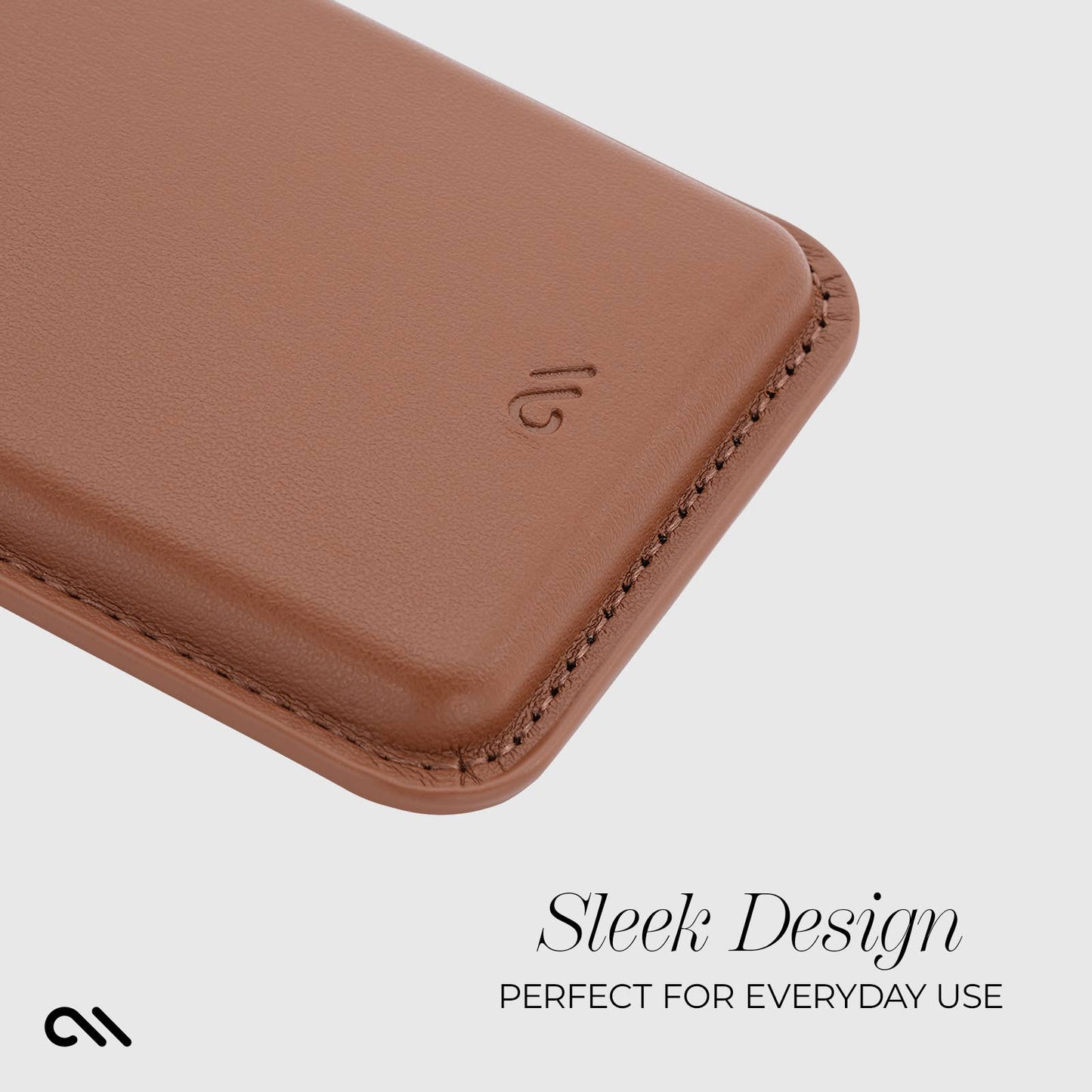 Case-Mate MagSafe Card Holder (Cognac Brown)