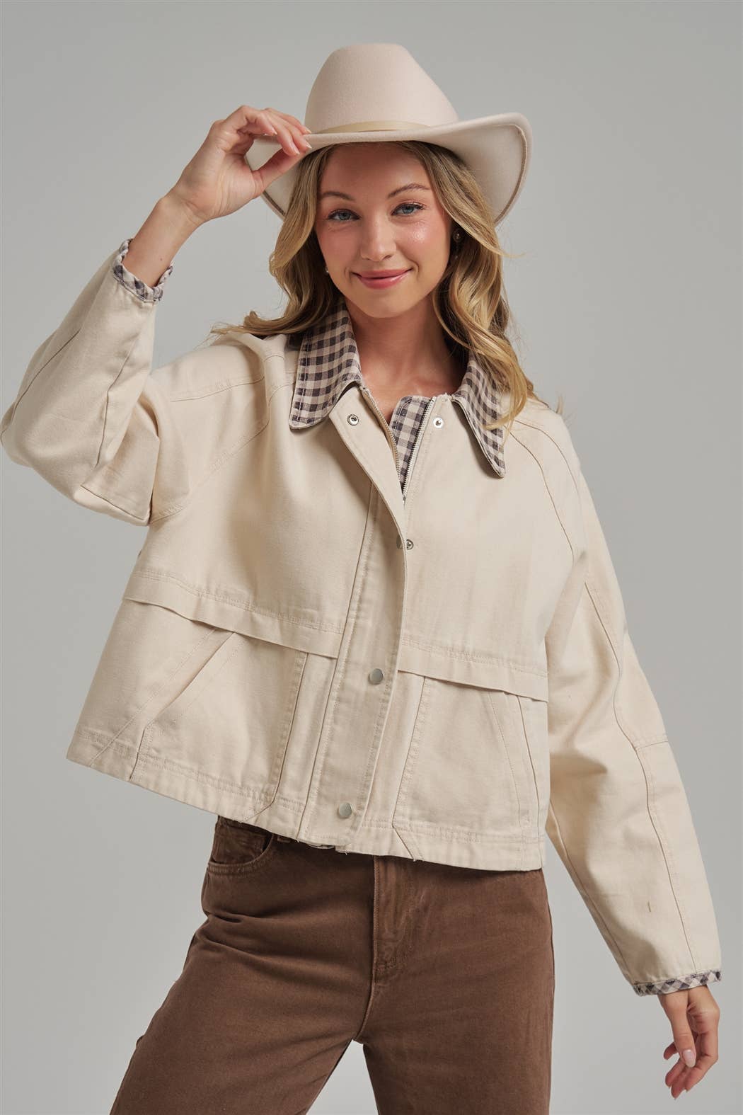 VINTAGE OXFORD CANVAS TWILL FALL JACKET_